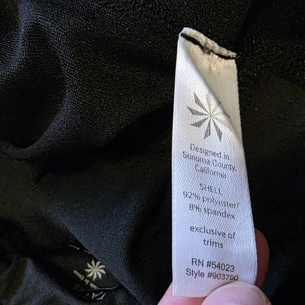 Athleta Scroll Print Black Skort Size XS - Picture 10 of 10